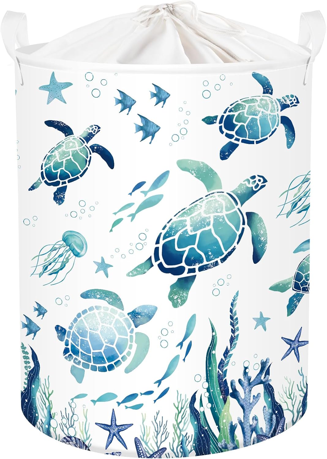 Cesta almacenamiento grande animales marinos 63L