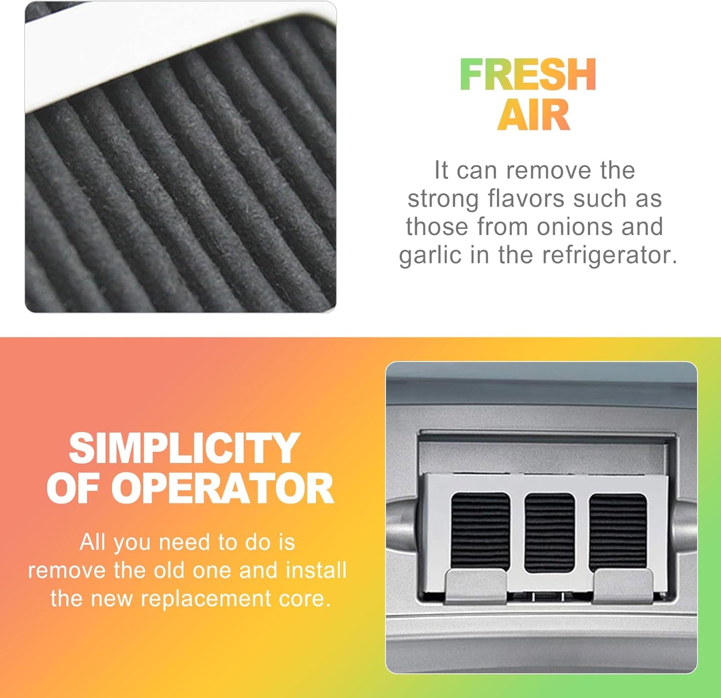 6 Pzas Filtro Aire Nevera Comp Pure Air Ultra 2 y Electrolux