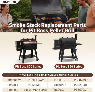 Repuesto chimenea Pit Boss serie 820 850 PB0820SP
