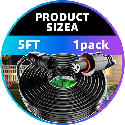Cable extensión 5ft para luces Govee IP67 impermeable 4 pines