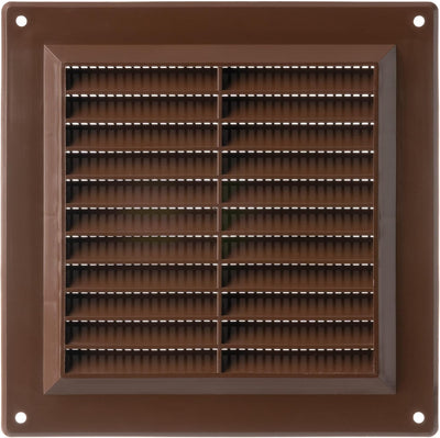 Cubierta ventilación 4x4 pulg plástico para HVAC