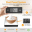 Báscula cocina digital acero inox 11lb LCD retroiluminado con tara