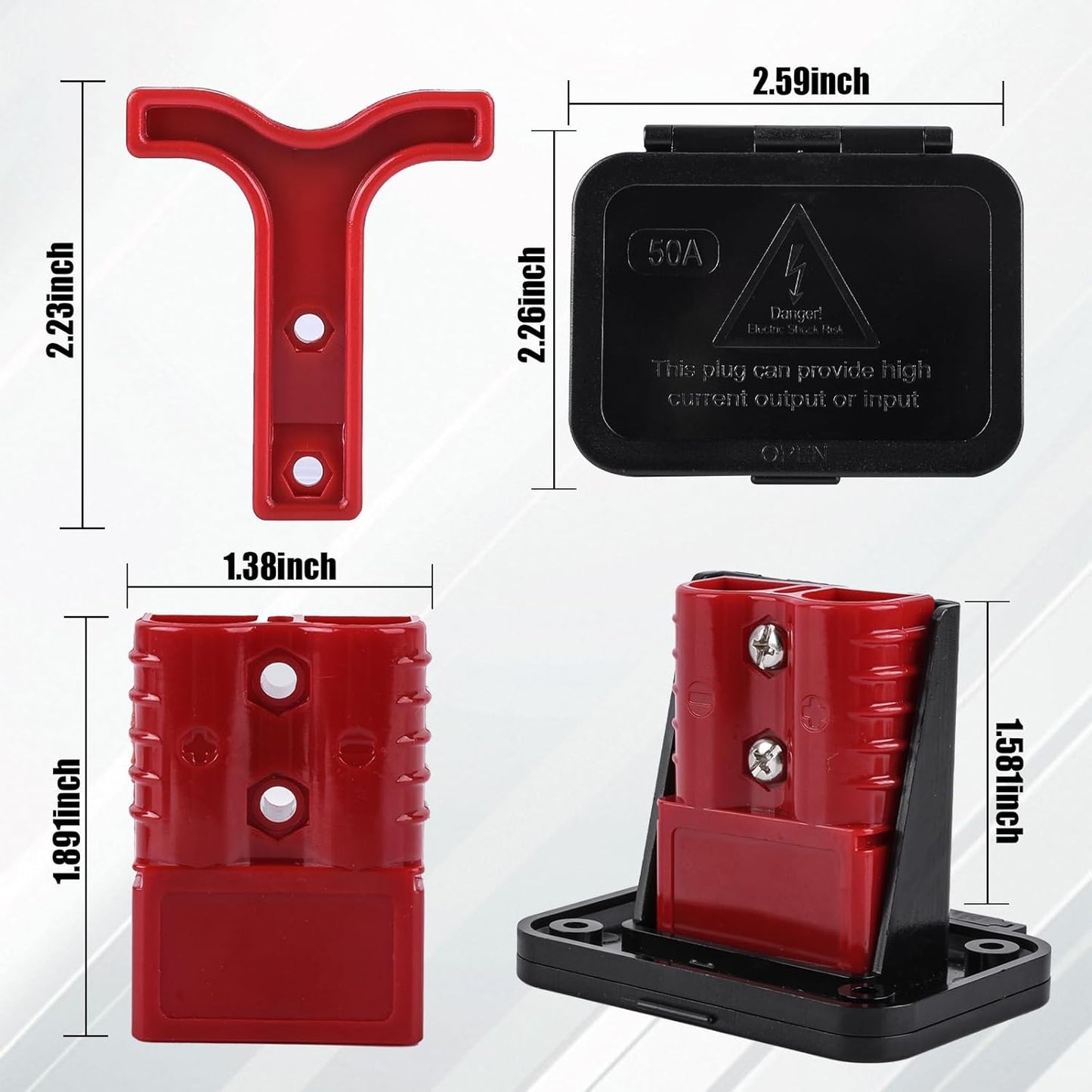 Conectores de corriente 50A para trailer camioneta RV