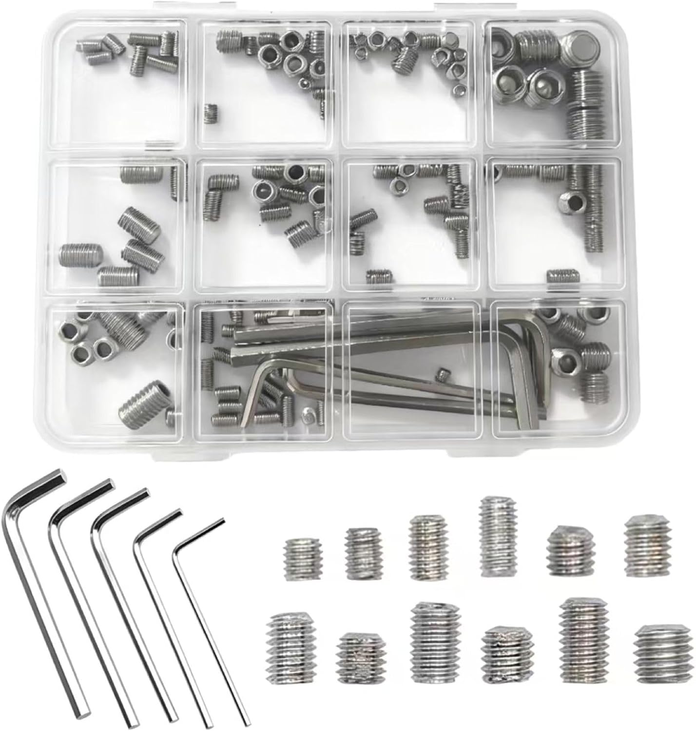 Set 101 llaves Allen métricas M3-M8 para muebles y bricolaje