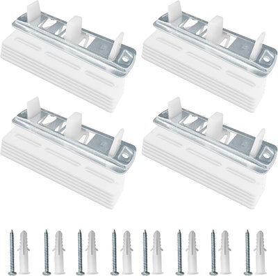 Guías suelo puerta corrediza armario ajustables 3/4-1-3/8pulg