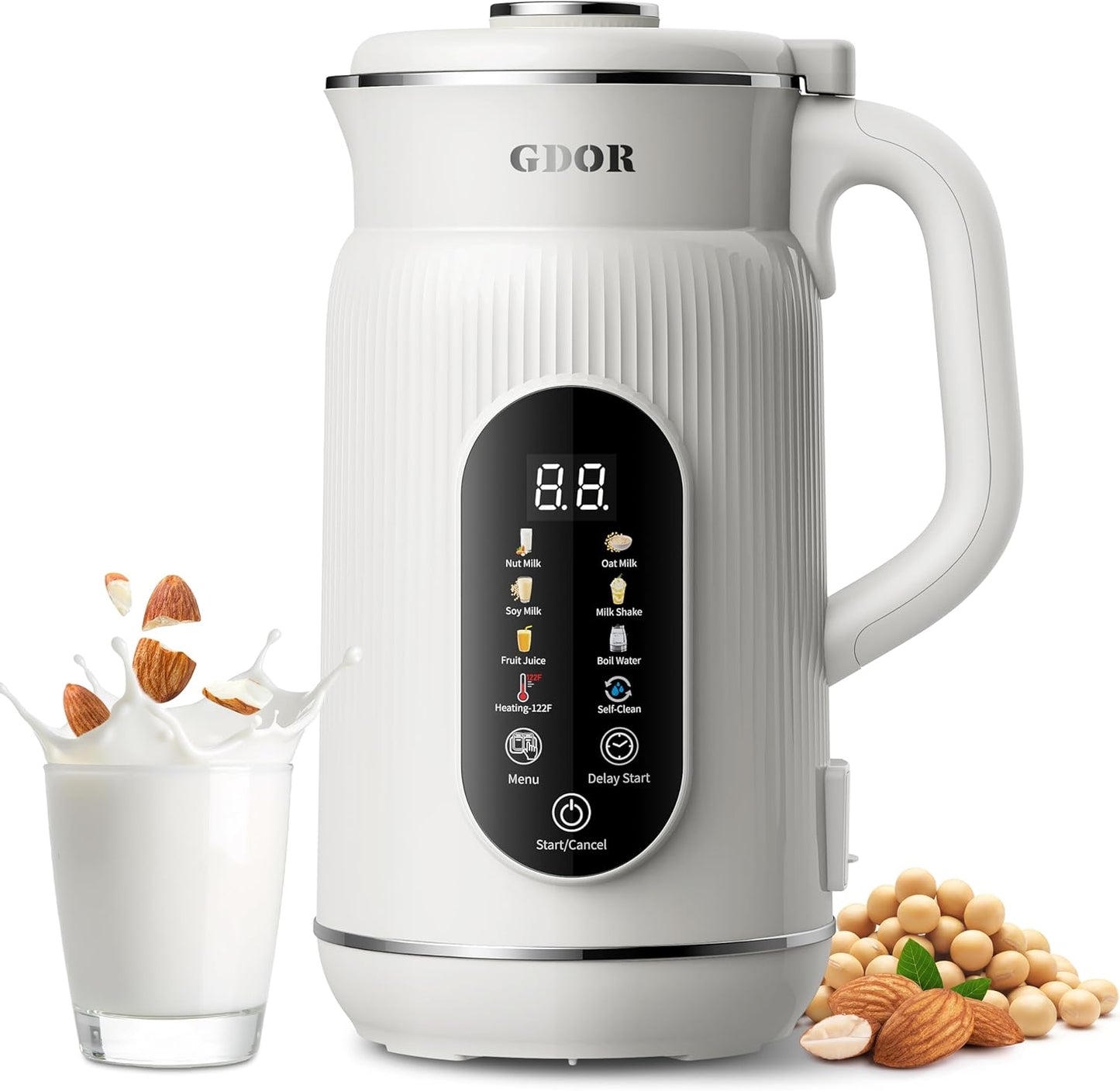 Batidora Nut Milk Maker 42oz con Pantalla Táctil y Auto Limpieza