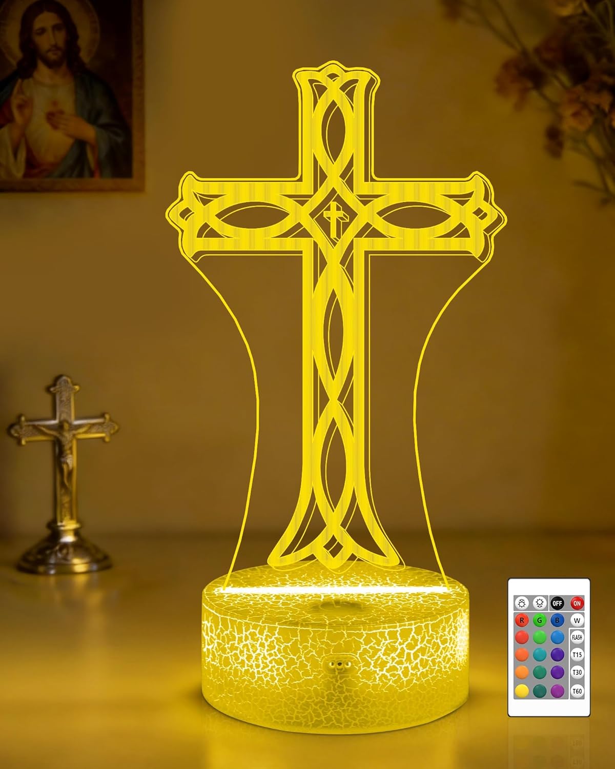 Luz Nocturna 3D Ilusión Púrpura