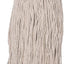 Cabezal trapeador algodón banda blanca 44pulg color marrón