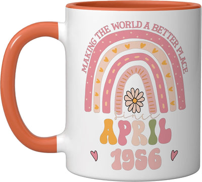 Taza cerámica para cumpleaños Making The World A Better Place