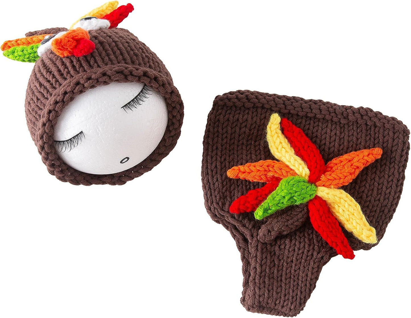 Accesorios foto bebé trajes ganchillo sombrero infantil