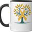 Taza Cerámica Sarcoma Conciencia Julio Amarillo Negro/Blanco