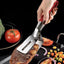 Espátula pescado frito acero inox mango silicona