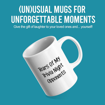 Taza de cerámica Tears Of My Trivia Night Opponents 11 oz