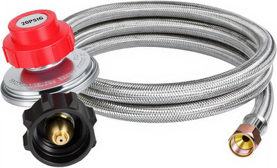 Adaptador manguera propano 5ft regulador 3/8pulg