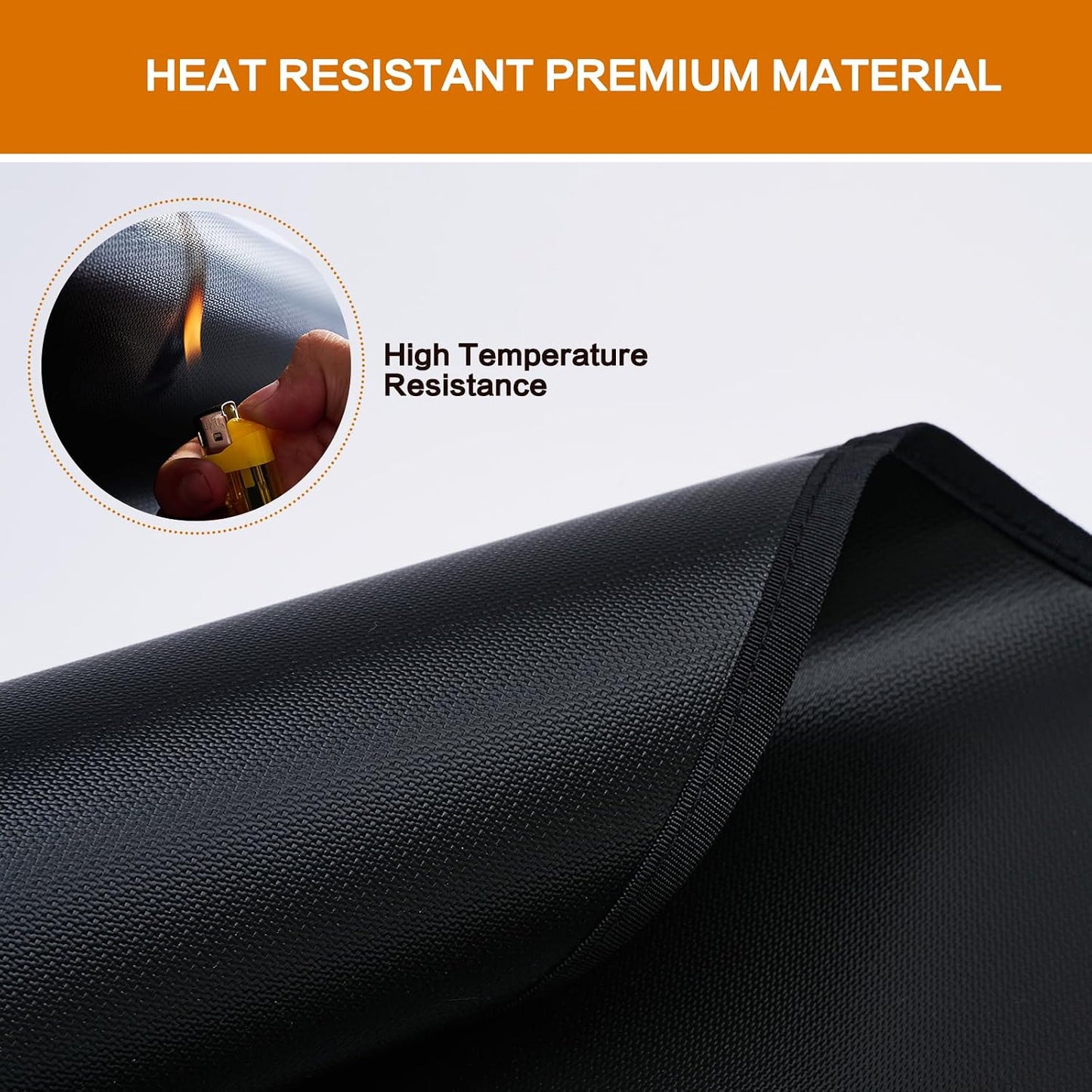 Tapete ignífugo impermeable para parrilla 24x31pulg