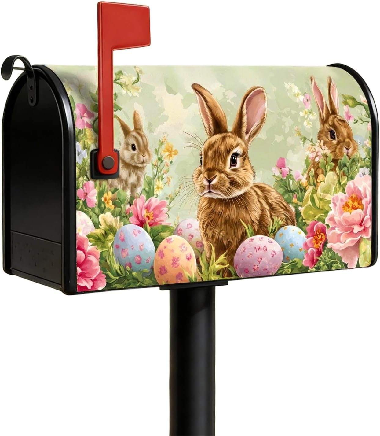 Fundas magnéticas para buzón Pascua 18x21pulg huevos coloridos