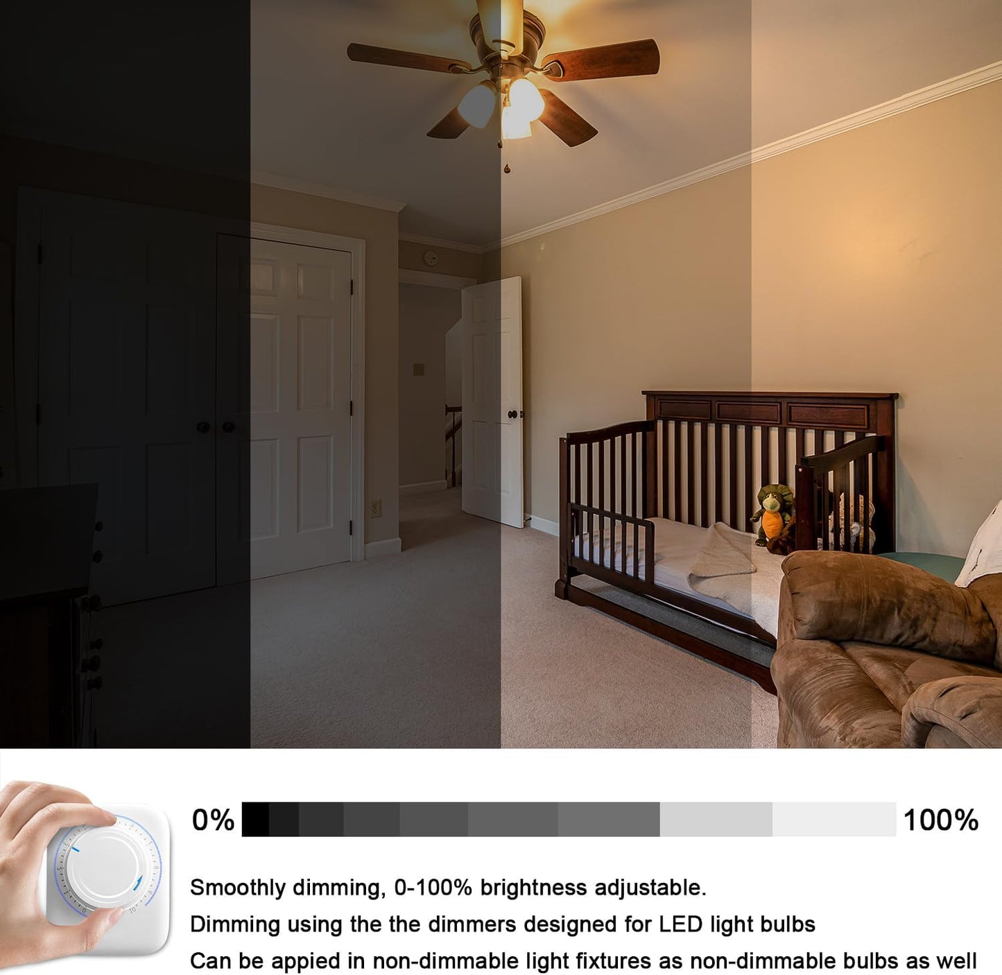 Bombilla LED E11 regulable T3/T4 blanco cálido 3000K 10W