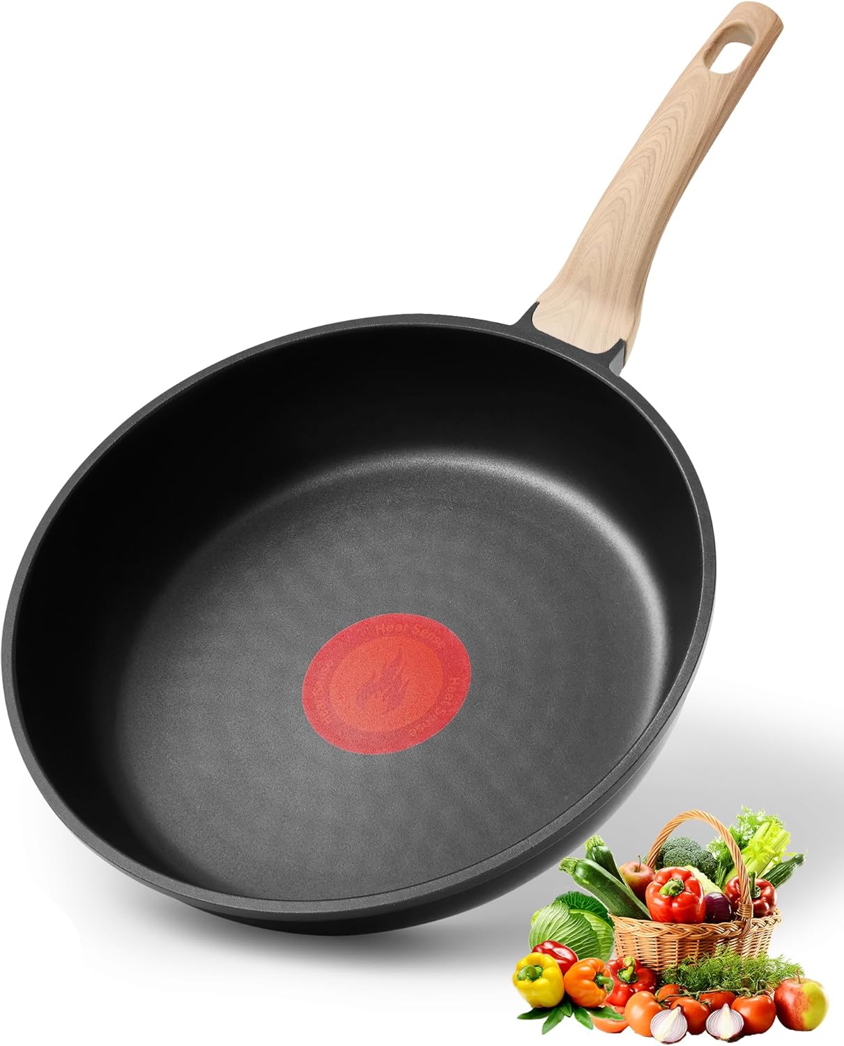 Sartén antiadherente para tortilla 8 pulgadas sin PFOA con mango resistente