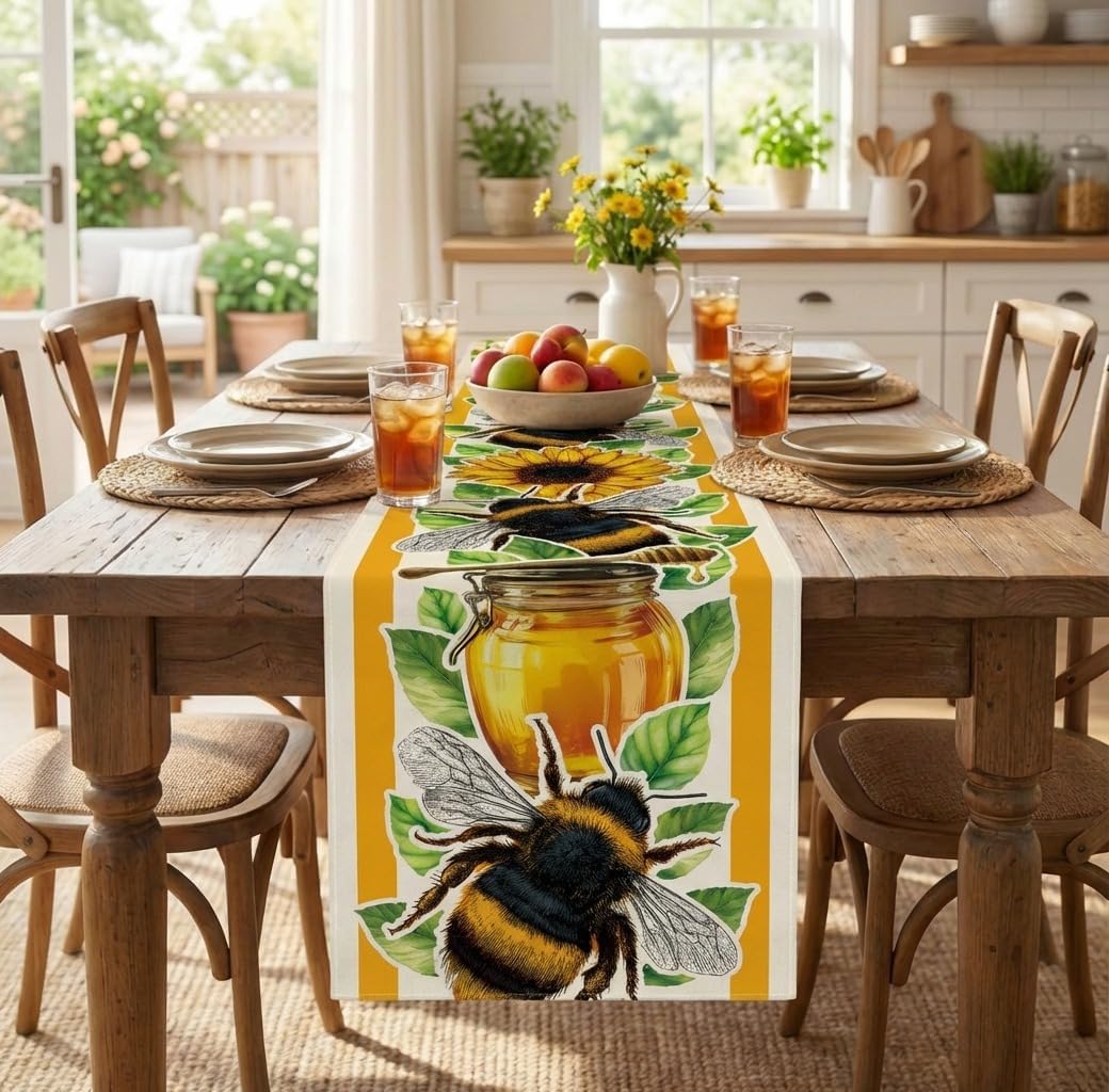 Camino Mesa Verano Decoración Hogar Comedor 13x72pulg