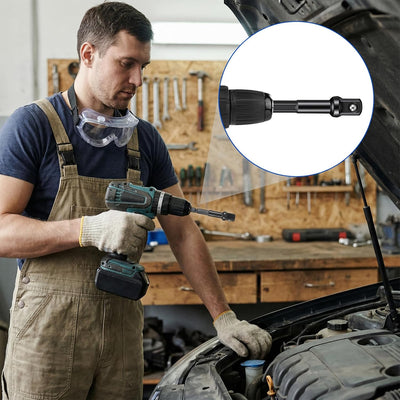 Adaptador impacto 1/4 a 3/8 pulg acero bricolaje automotriz