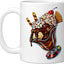 Taza Cerámica Retro Pop Art con Chocolate Caliente
