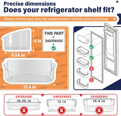 Contenedor puerta refrigerador Frigidaire FFSS2615TS0