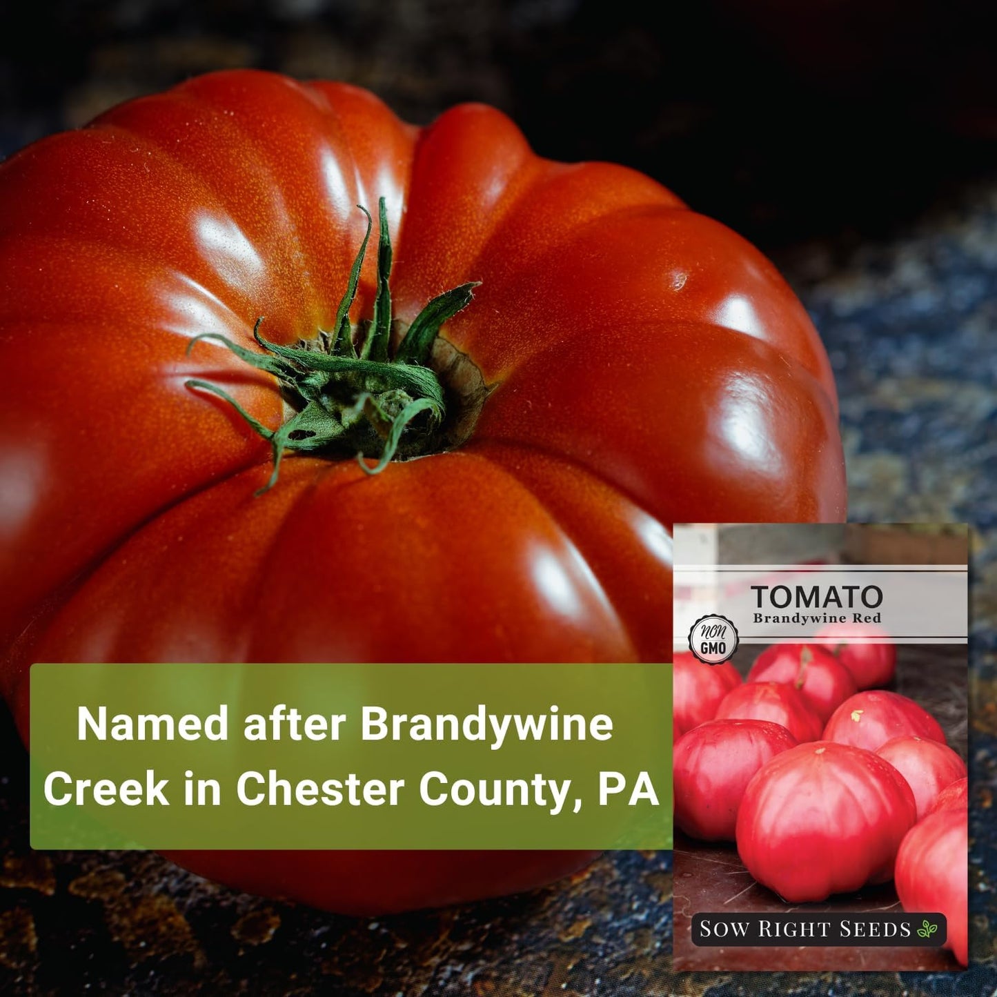Semillas tomate rojo Brandywine carne de res jardín