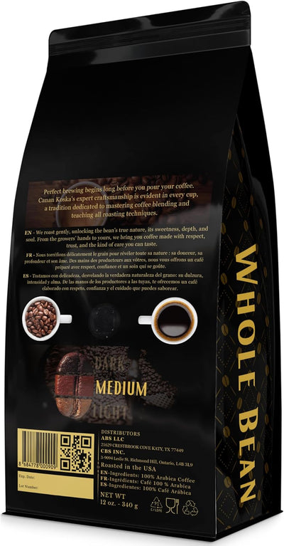 Café expreso de grano entero Canan Koska arábica tostado medio