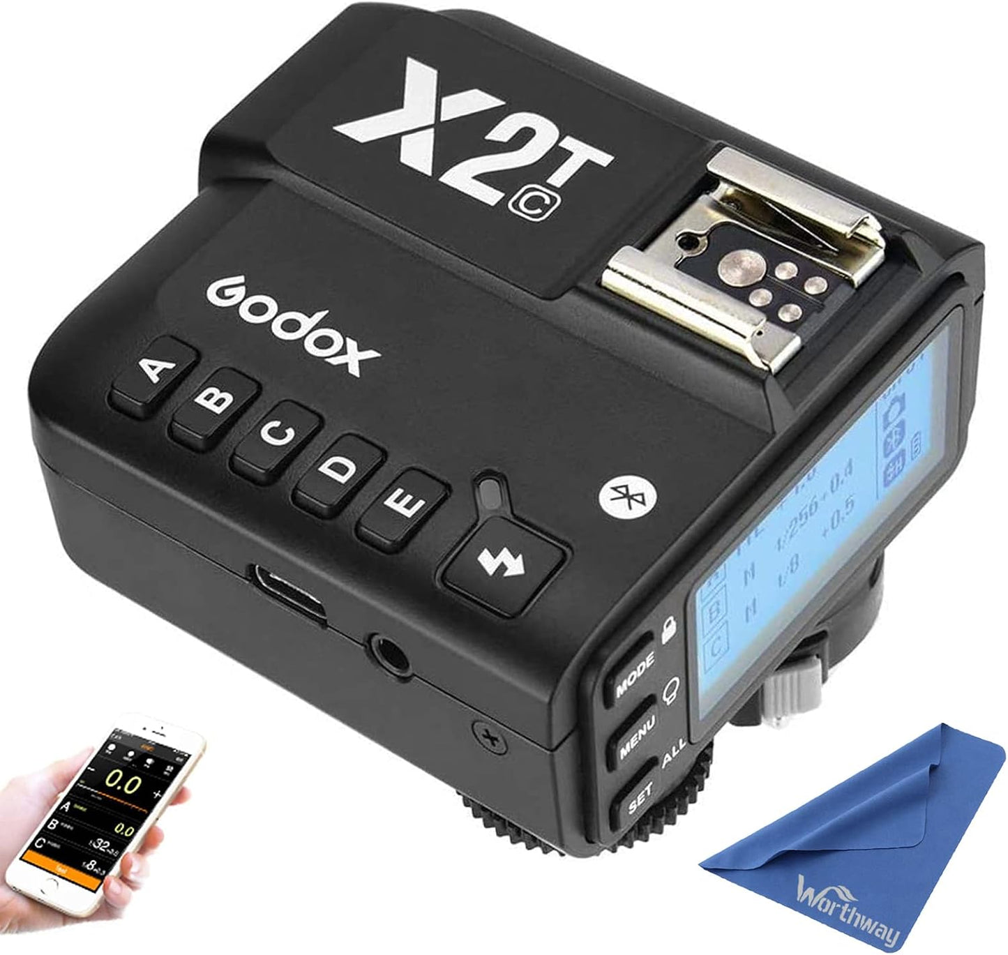 Disparador flash inalámbrico X2T-C para Canon Bluetooth 2.4G