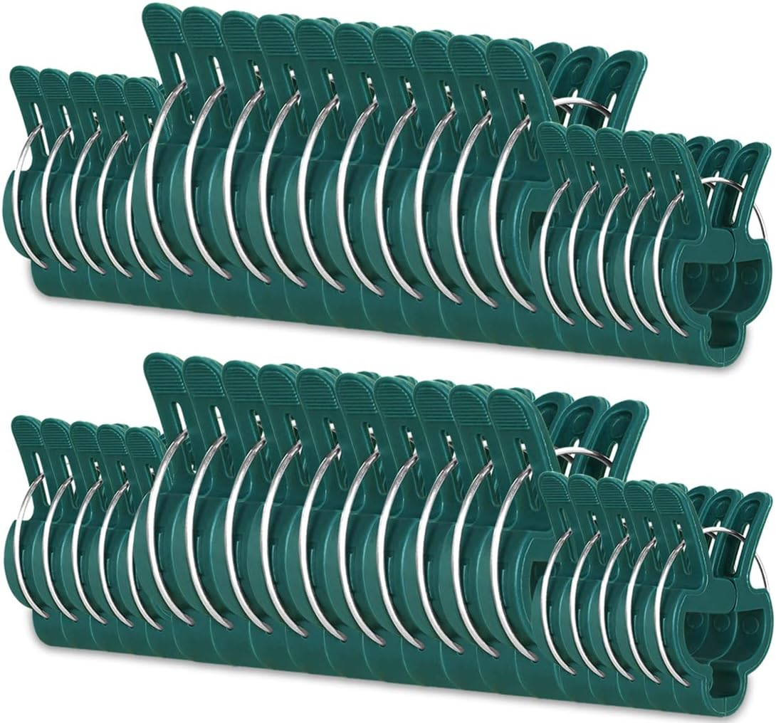 40 Clips Soporte Plantas Tomate Jardín Vertical