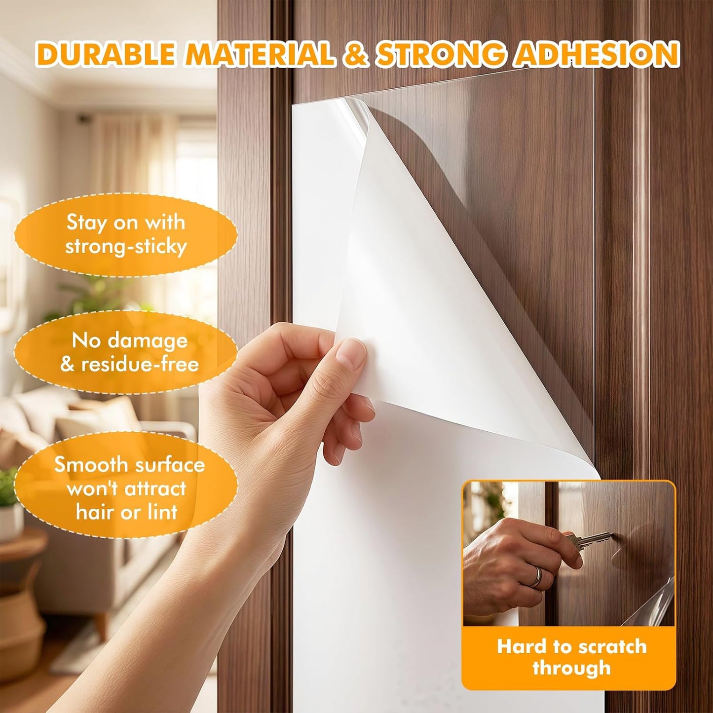 Protector muebles 200x12pulg antiarañazos gato autoadhesivo