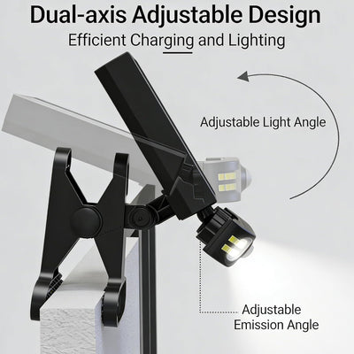 Luz solar pared sensor movimiento ip65 batería ajustable
