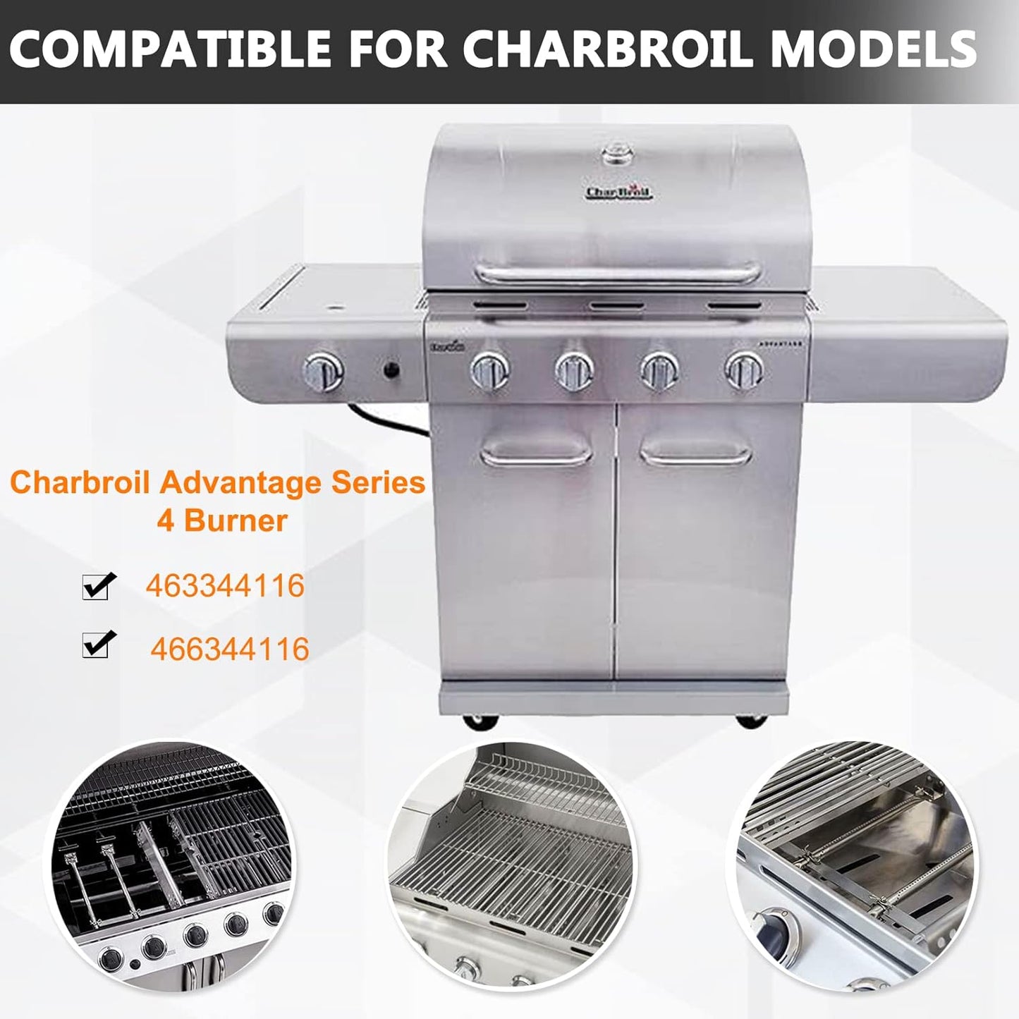 Repuesto escudo térmico para parrilla Charbroil