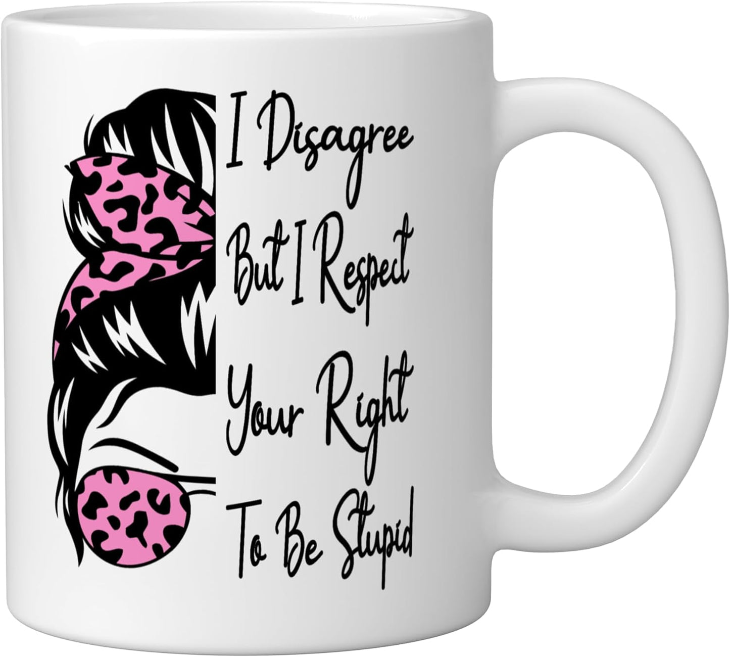 Taza cerámica para loner humorístico blanco