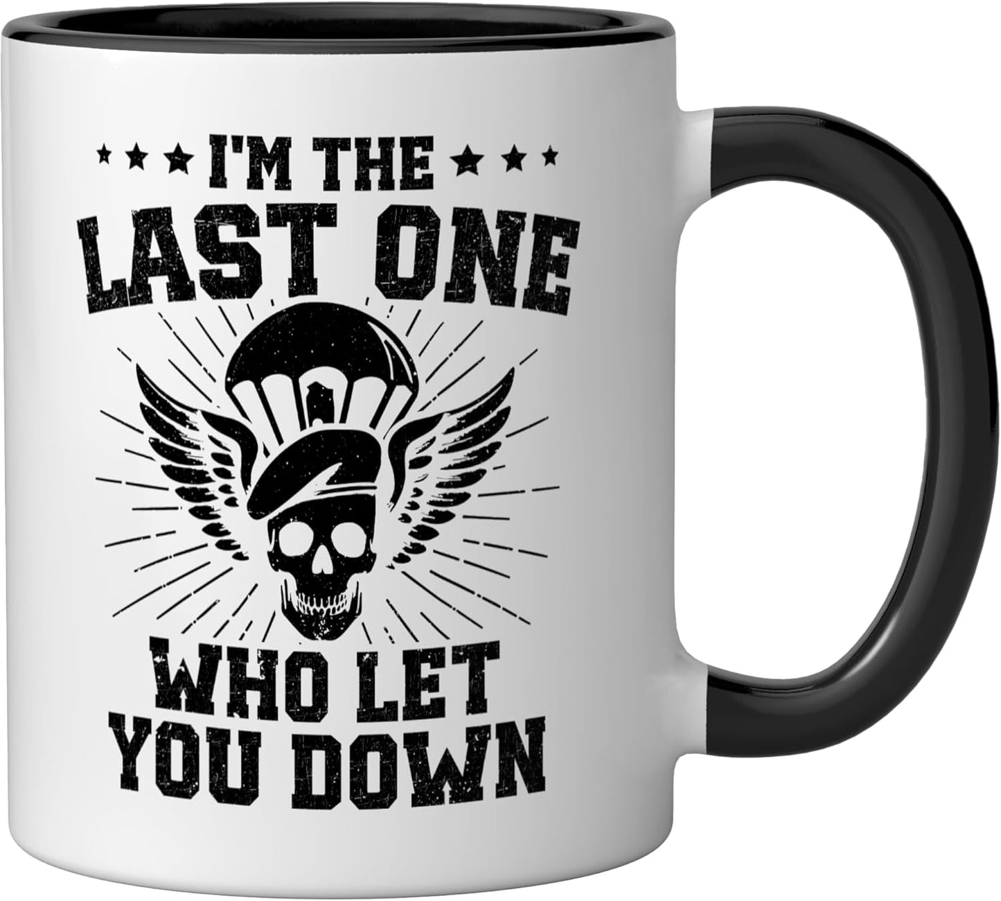 Taza de cerámica Airborne Rigger The Last Who Let You Down