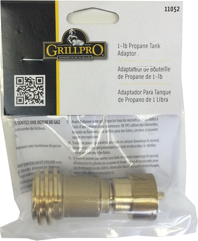Adaptador tanque propano 1lb latón