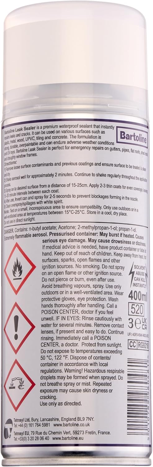 Sellador impermeable blanco 13.5oz para techos y tuberías
