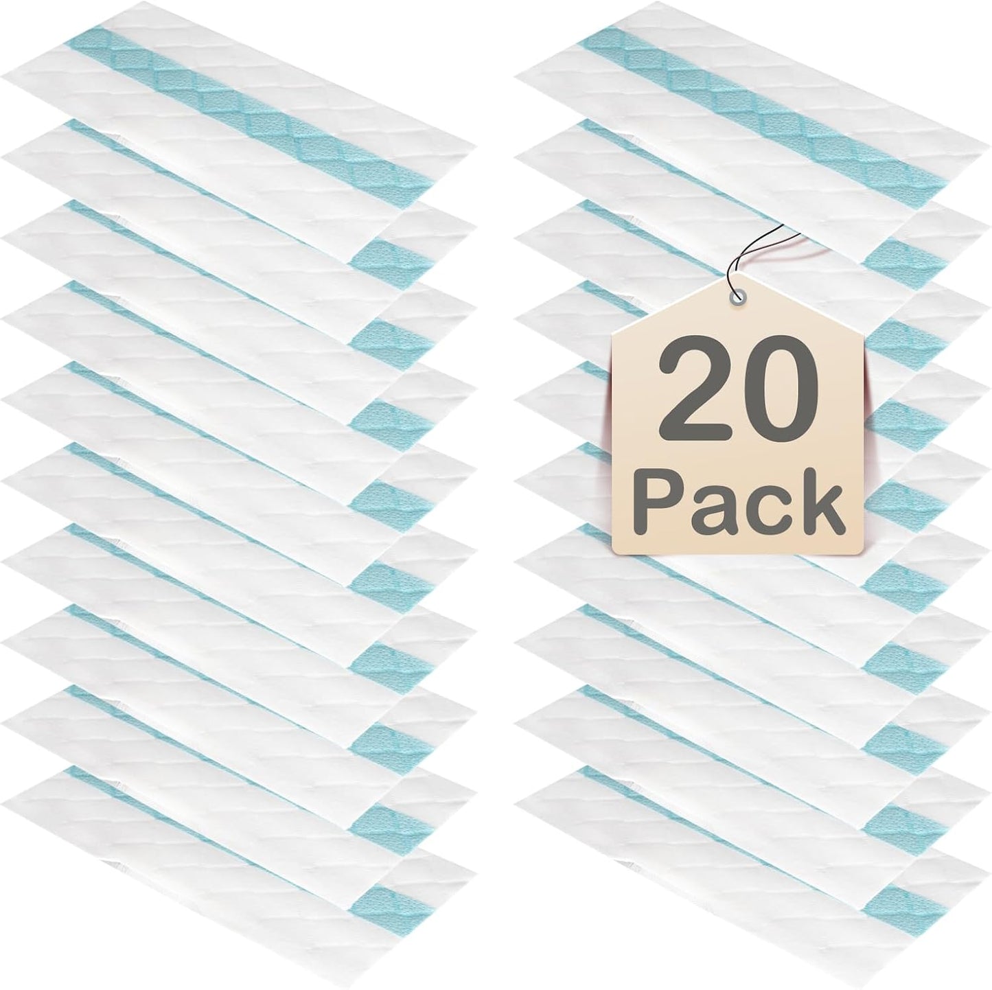 20 Pzas Toallas Mop Repuesto para Shark VACMOP