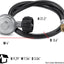Kit manguera y regulador parrilla gas Genesis 30pulg