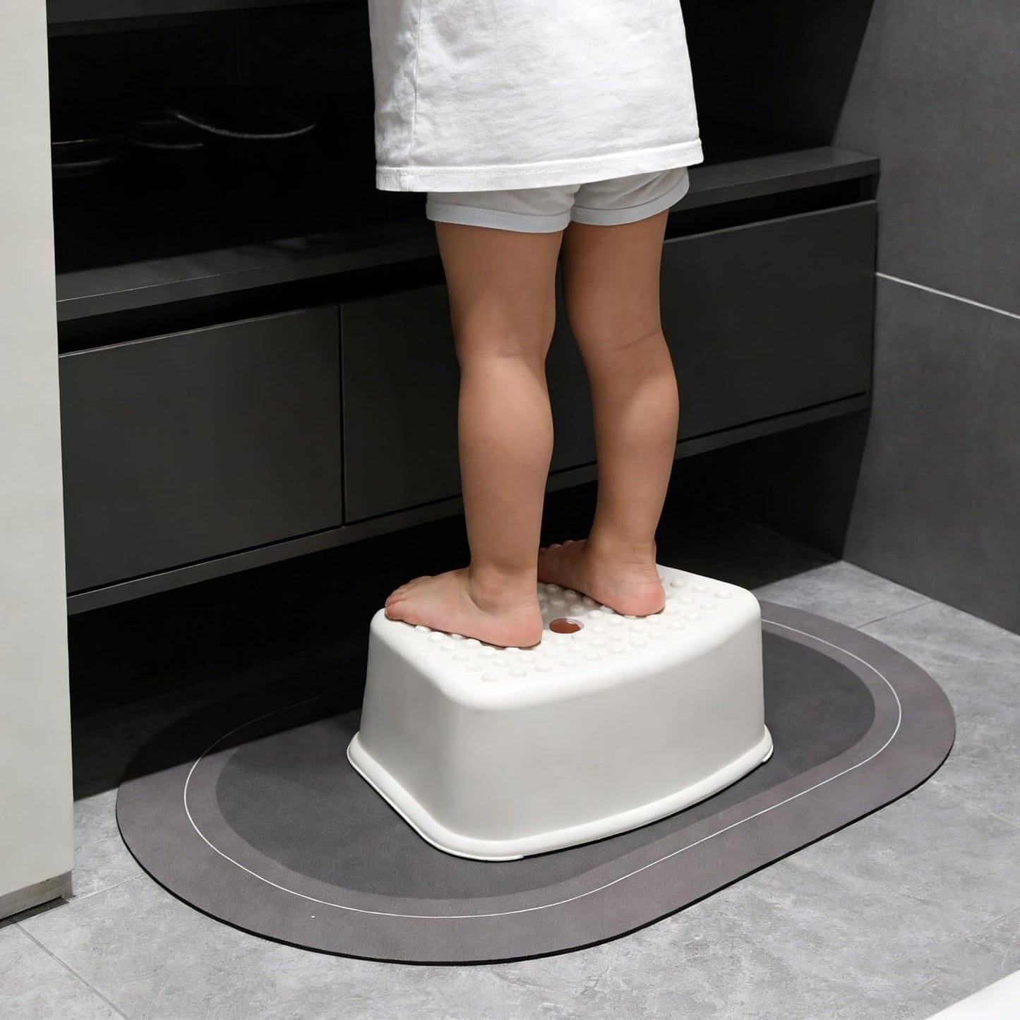 Taburete inodoro adultos y niños para baño
