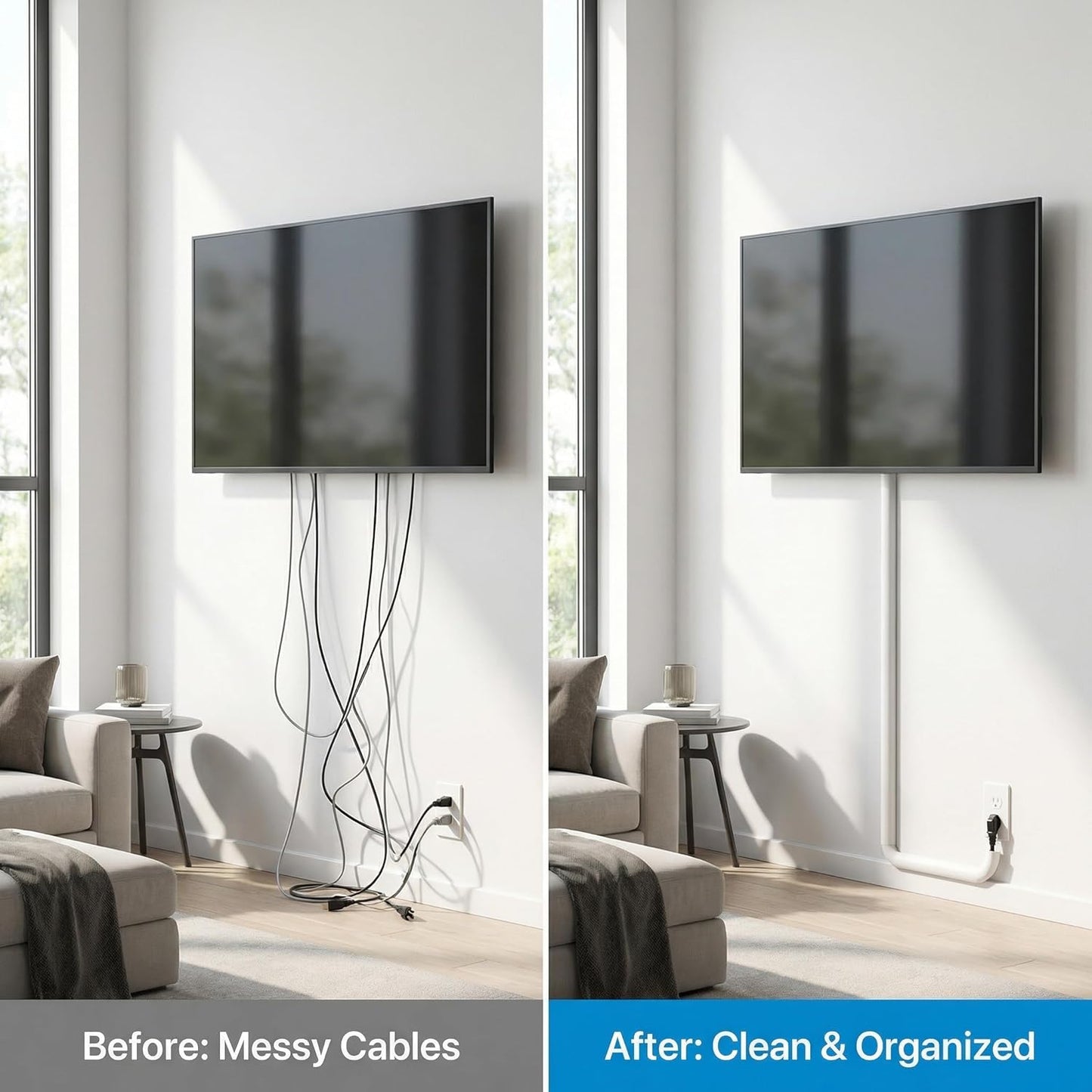 Cubierta cable silicona autoadhesiva 39pulg blanca