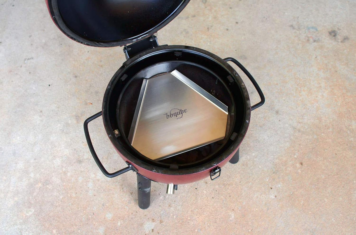 Deflector calor bandeja goteo parrilla Akorn Kamado Jr