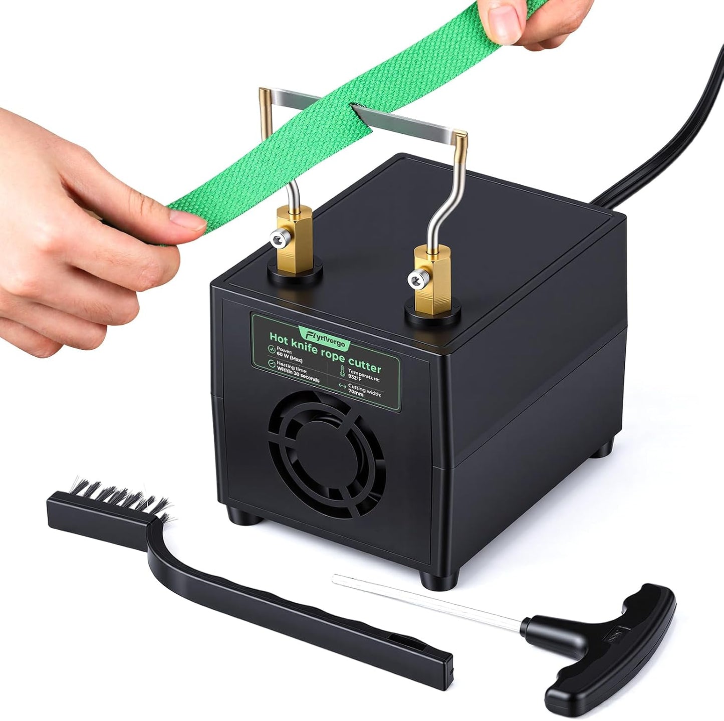 Cortador cuerda cuchillo caliente 60W doble seguridad