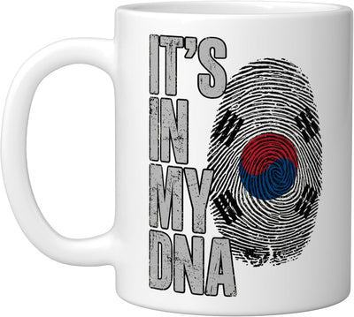Taza Cerámica con Huella Dactilar Blanca
