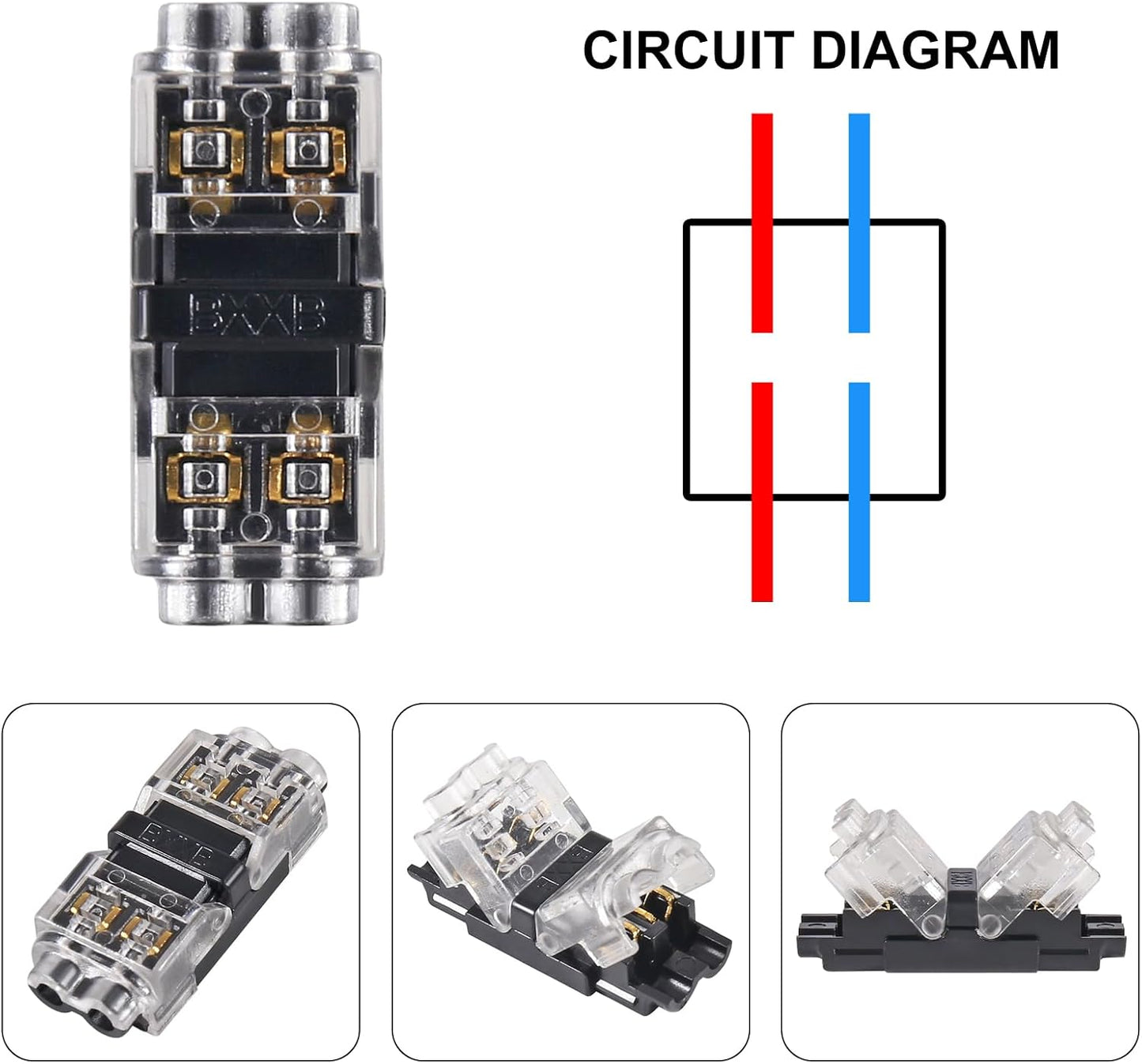 Conector de alambre universal 20-24 AWG para automóvil y LED