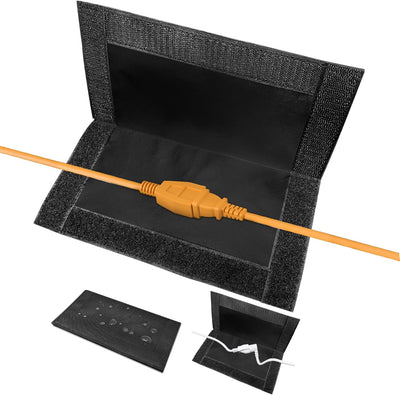 3 fundas seguridad cable exterior 10x5pulg lona 600D impermeable