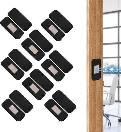8 Set Cierres Magnéticos Puerta Gabinete Acero Inox Ultrafino