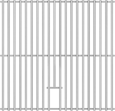 Rejillas cocina acero inox 14.5x13pulg repuesto Nexgrill