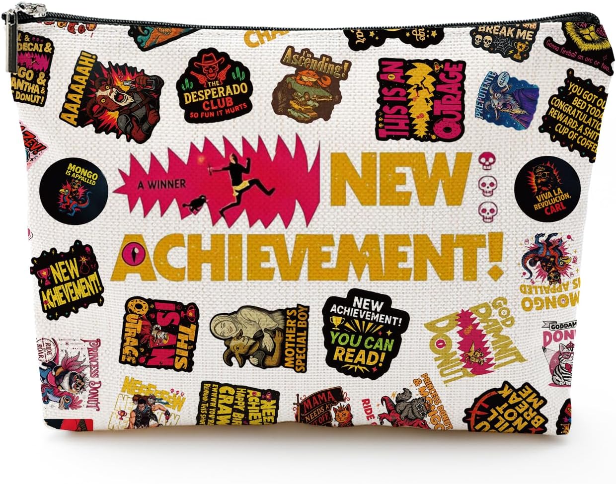 Bolsa maquillaje DCC Carl Merch libro dungeon funny