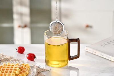 Bola de té de acero inoxidable para infusor de té de margarita